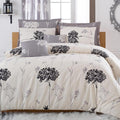 Eponj Double Bedding Set - Easy Iron Cotton Polyester Blend - Comfortable & Stylish