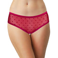 Love Libby Panties Polka Dot Mesh Bikini with Satin Trim — lifestyle context