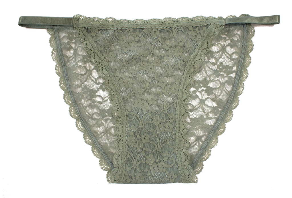 Love Libby Panties Lace Bikini With Elastic, XS-2X — back view