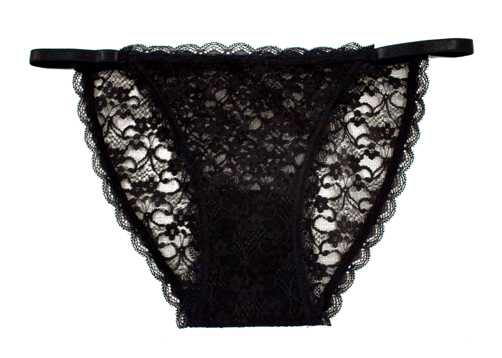 Love Libby Panties Lace Bikini With Elastic, XS-2X — side view