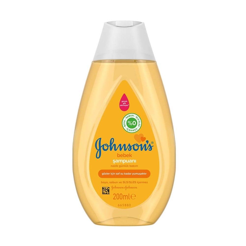 Johnson's Baby Shampoo, 200ml - Tear-Free, Gentle on Eyes, SLS/SLES Free for Delicate Baby Skin
