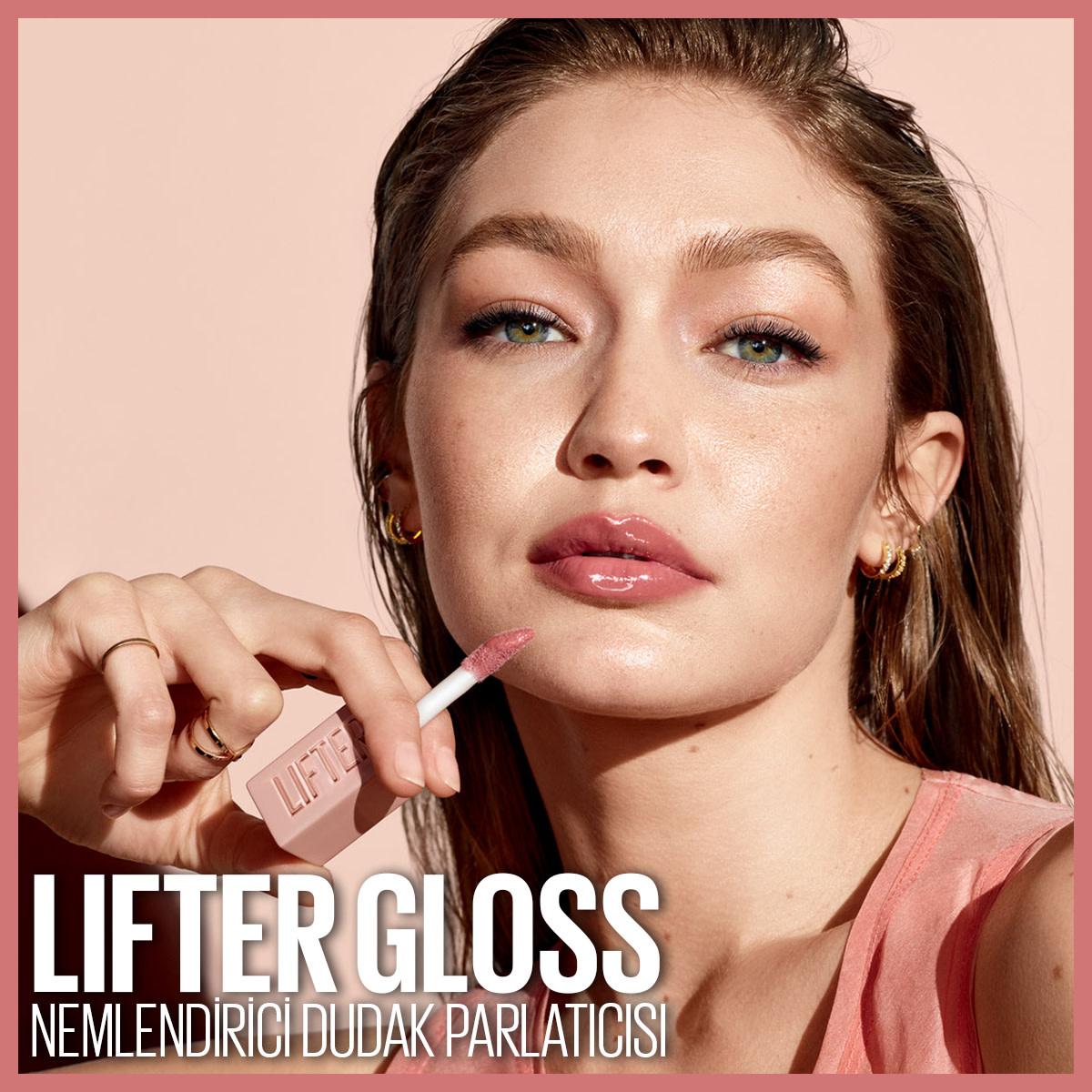 Maybelline New York Lifter Gloss - Moisturizing Lip Gloss with Hyaluronic Acid & Lifting Effect