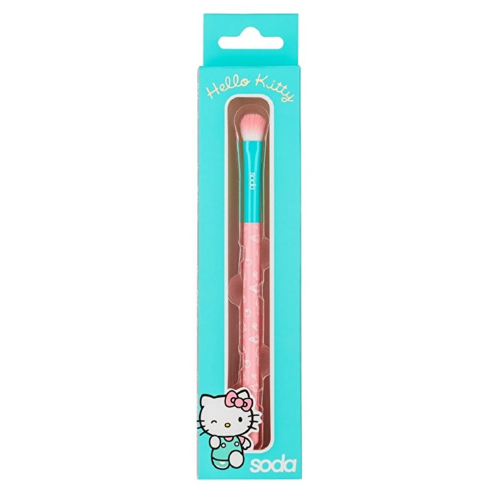 Soda Hello Kitty Makeup Brush - High-Quality Flat Brush for Flawless Makeup Application