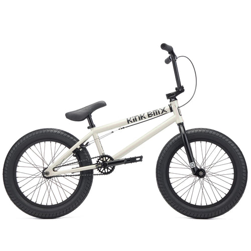 Kink 2027 Kicker 18″ Complete BMX Bike - Glacier White by Skates USA