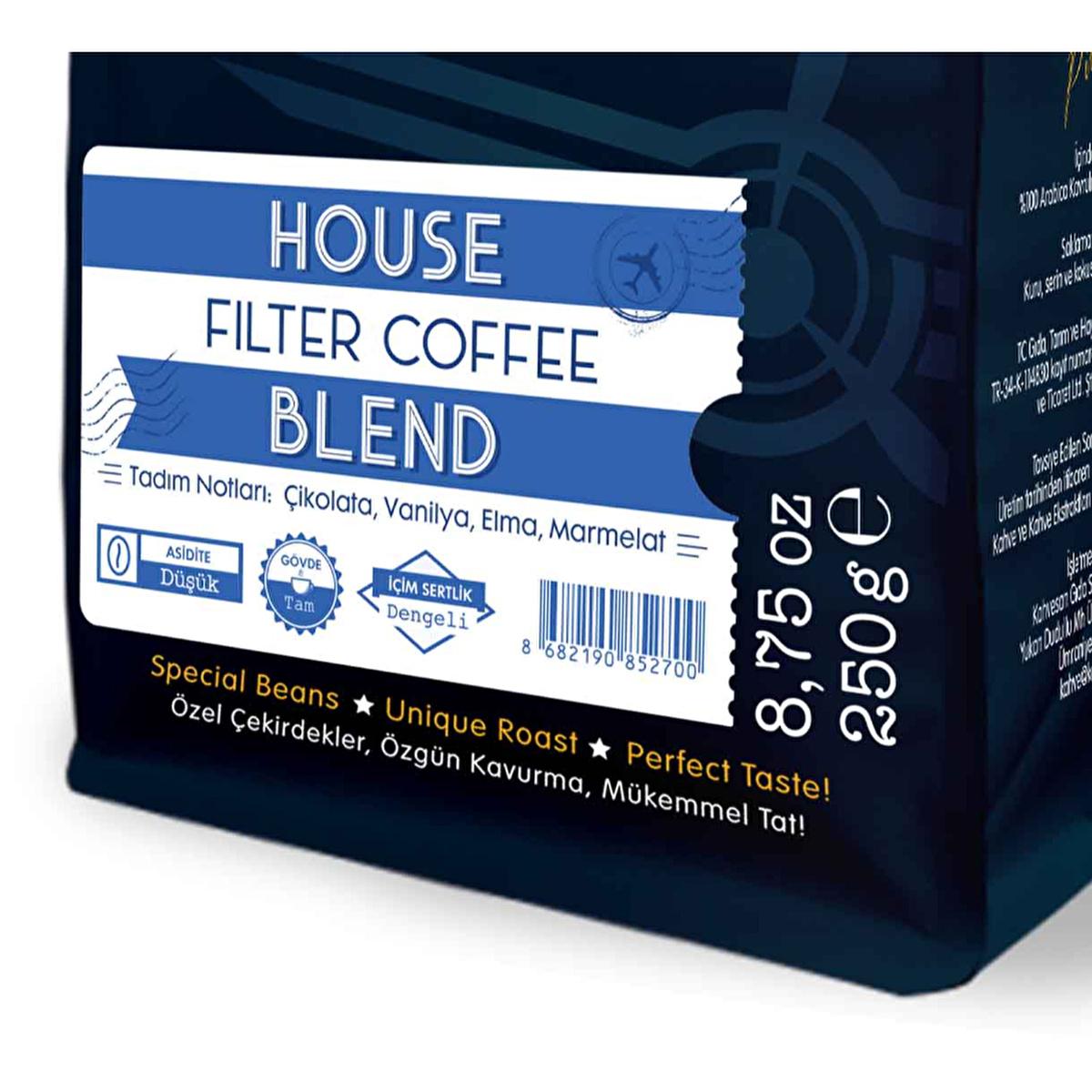 Moliendo Whole Bean Coffee House Blend - Rich Chocolate, Vanilla, Marmalade Flavors - 250g