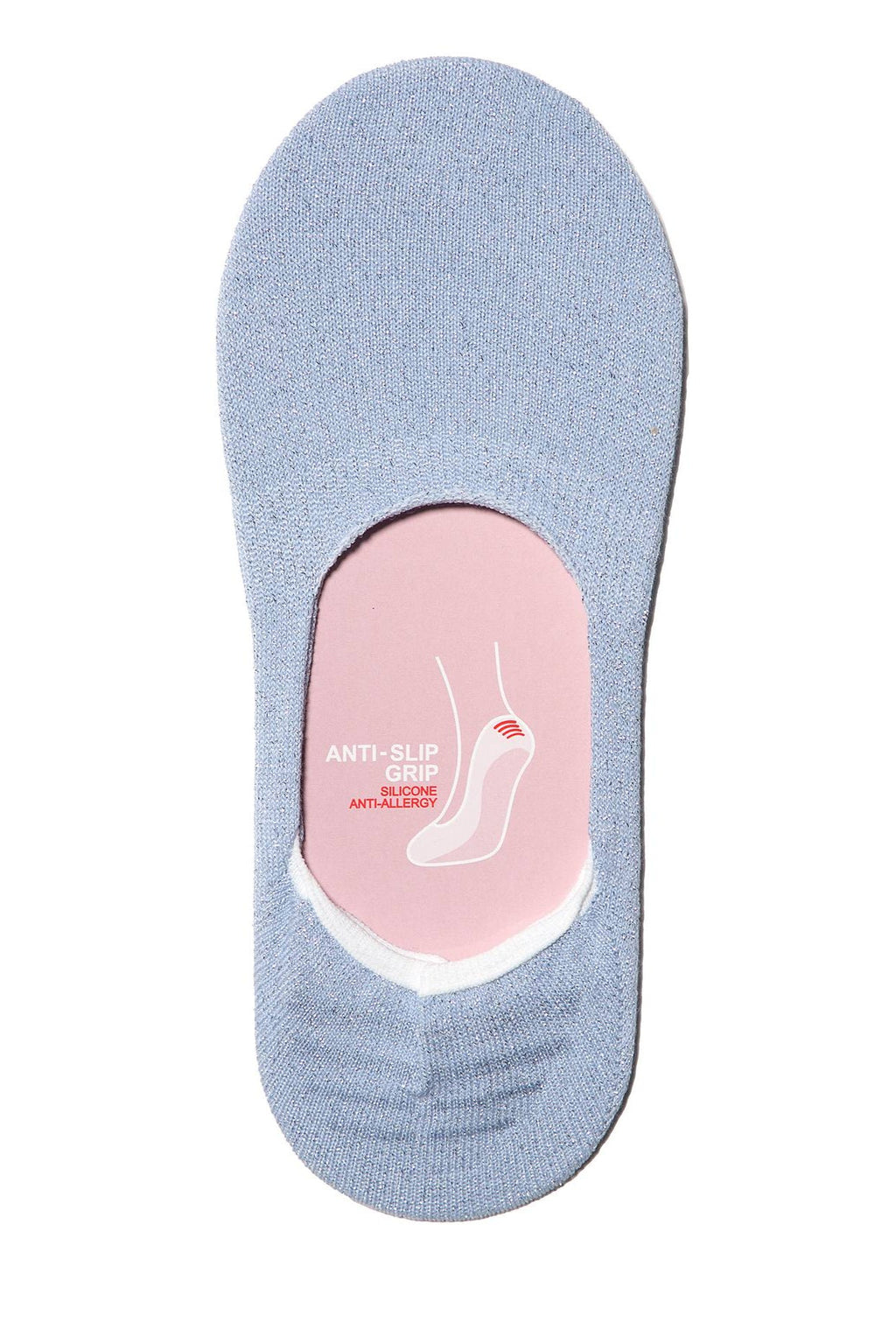 TheRanok.com Cotton Footlets Conte Classic Lurex 000 — detail close-up