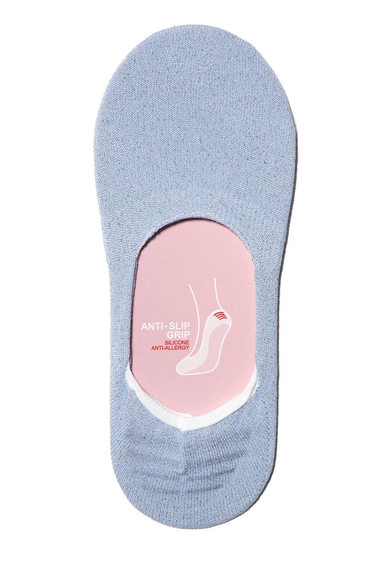 TheRanok.com Cotton Footlets Conte Classic Lurex 000 — detail close-up