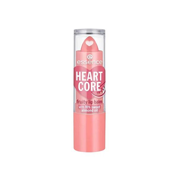 Essence Heart Core Fruity Lip Balm 03: Moisturizing & Flavored Lip Care for Soft, Supple Lips