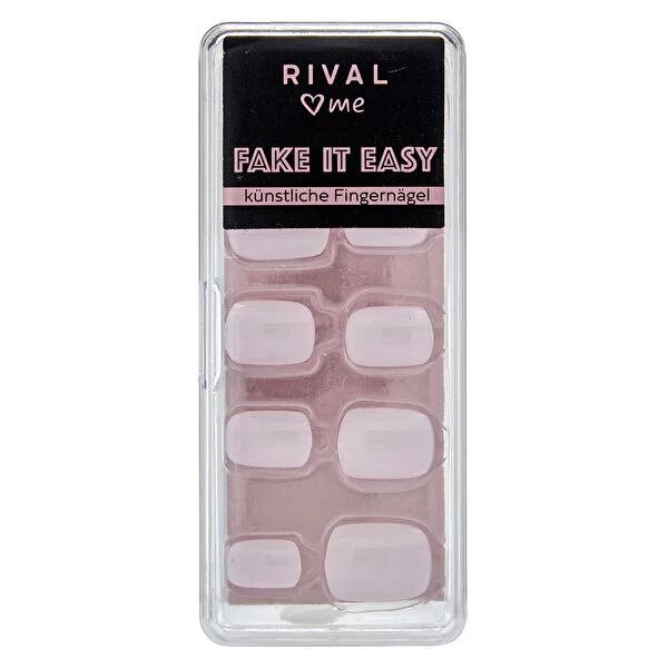 Rival Loves Me Fake Nails - Easy Adhesive Nail Tips for DIY Nail Beauty at Home (24 Pieces)