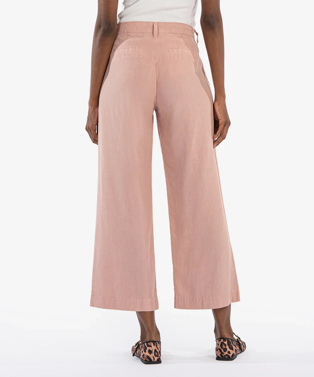 KADOU BOUTIQUE Charlotte Crop Wide Leg Pants — lifestyle context