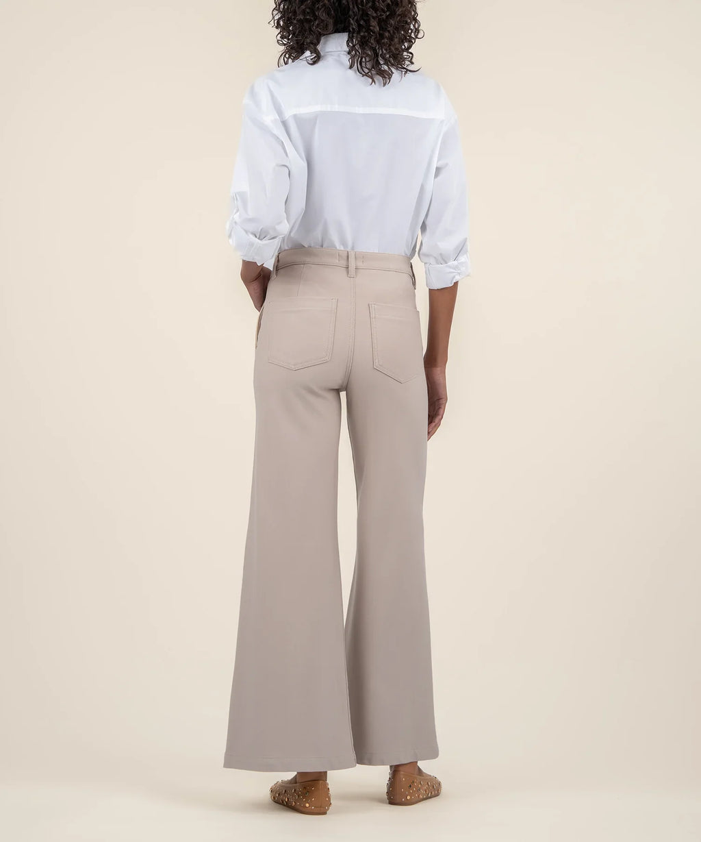 KADOU BOUTIQUE Meg High Rise Wide Leg Trouser — lifestyle context