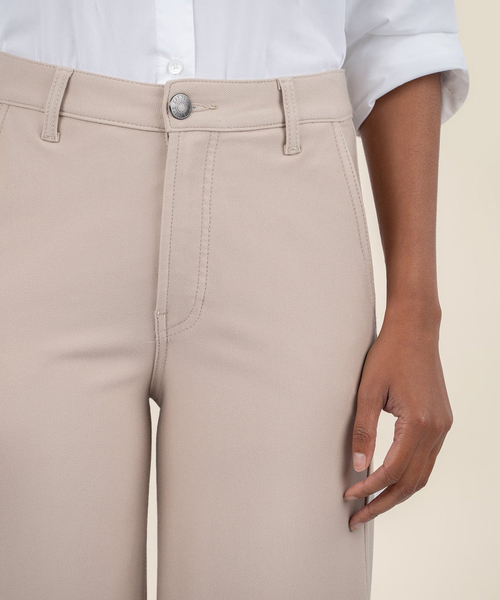 KADOU BOUTIQUE Meg High Rise Wide Leg Trouser — side view