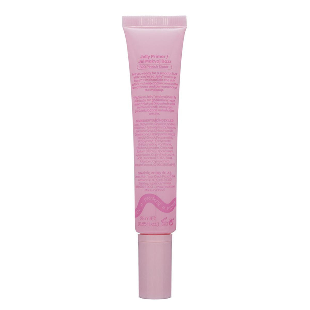 Beaulis Fun You're So Jelly Makeup Base 620 Pinkish Sheer - Long Lasting, Hydrating, and Easy to Apply