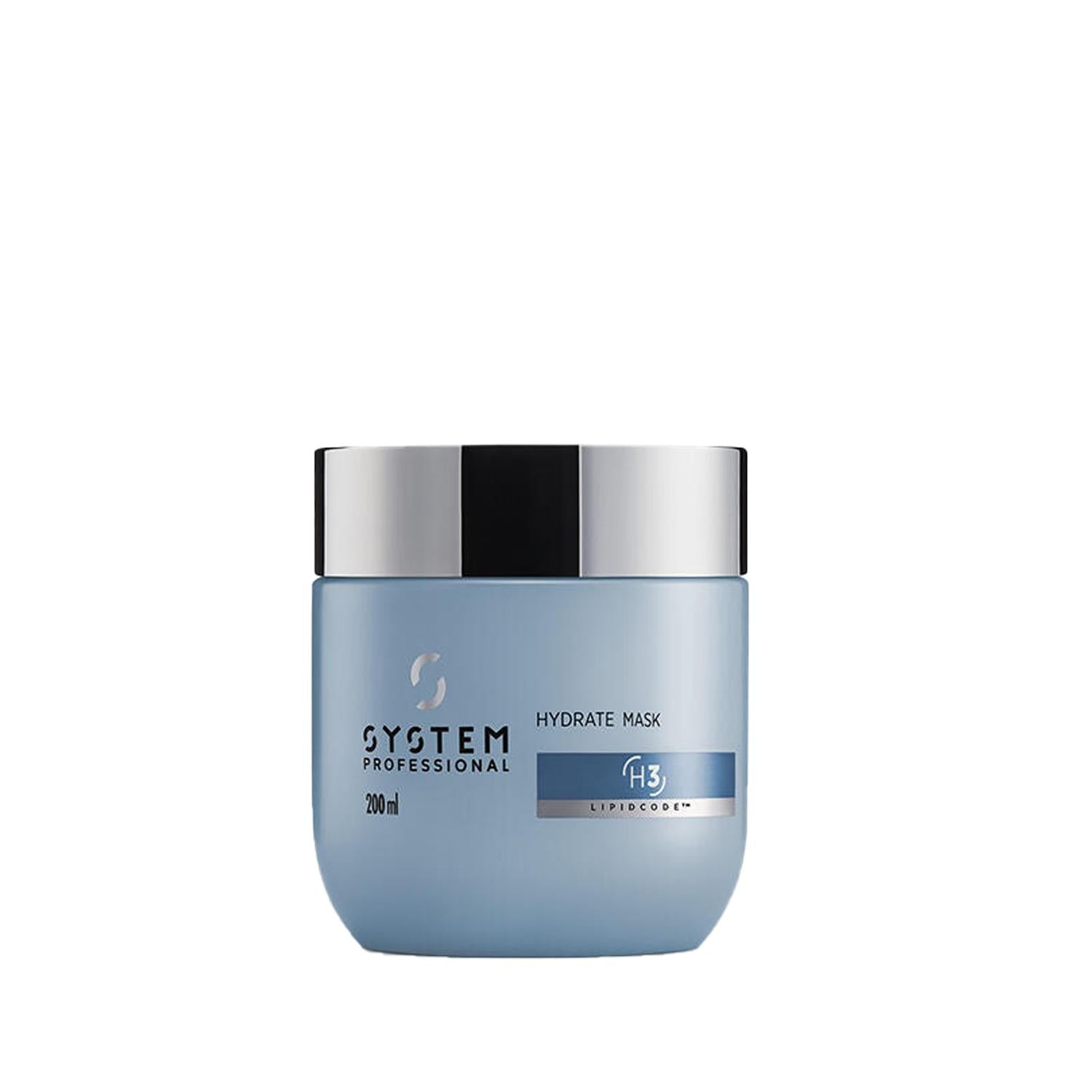 Wella System Professional Hydrate Moisturizing Hair Mask 200ml - Intensive Hydration for Dry, Damaged Hair
