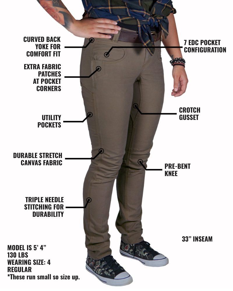 Off The Grid Surplus Kestral Women's Pant - Deadwood — lifestyle context
