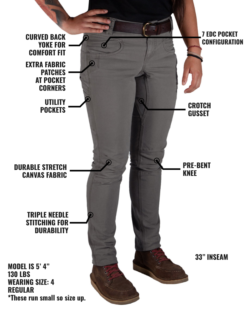 Off The Grid Surplus Kestral Women's Pant - Pavement — lifestyle context