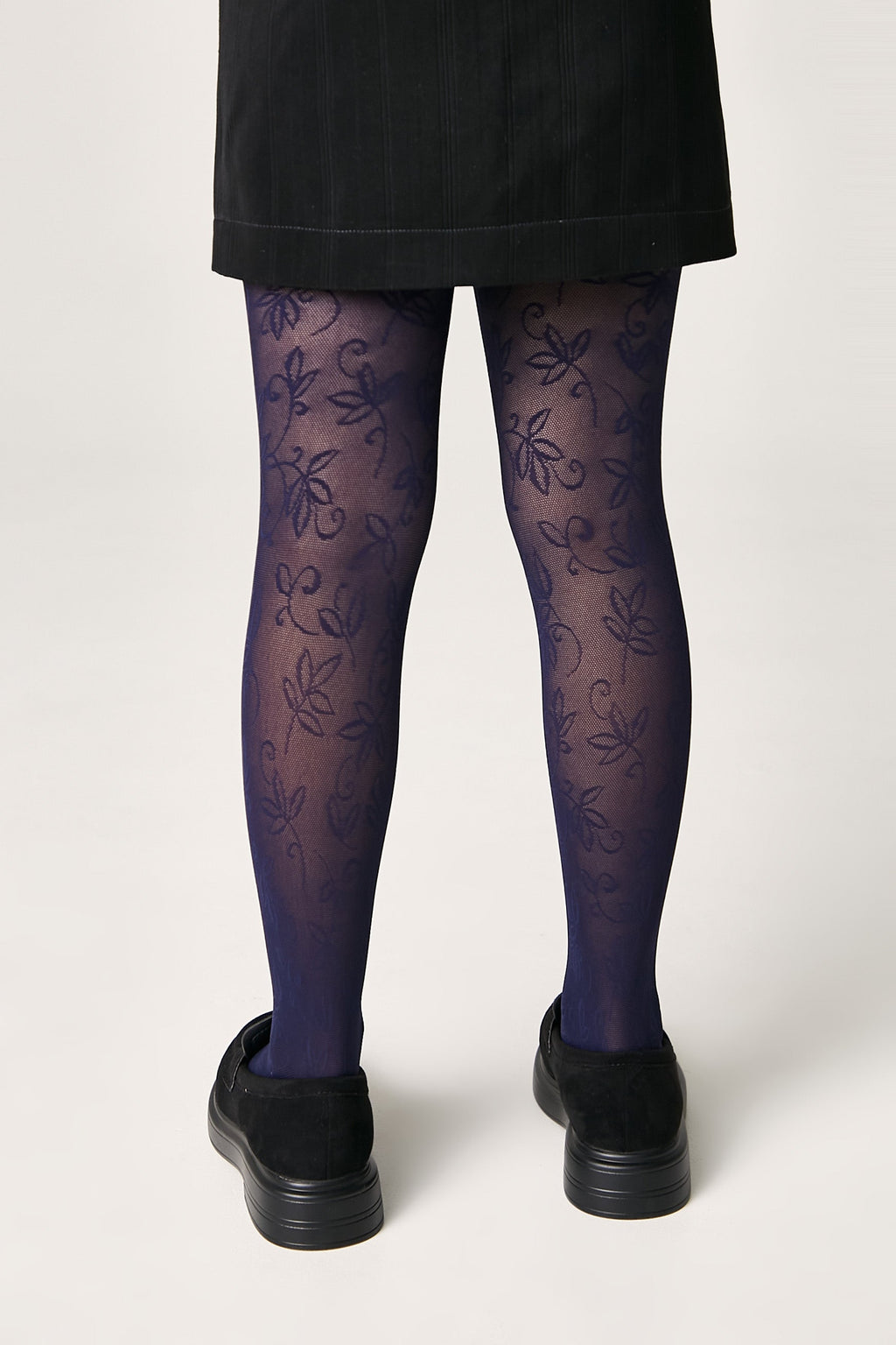 TheRanok.com Conte Tights for girls Ketty 40 Den - Floral Pattern — comparison shot