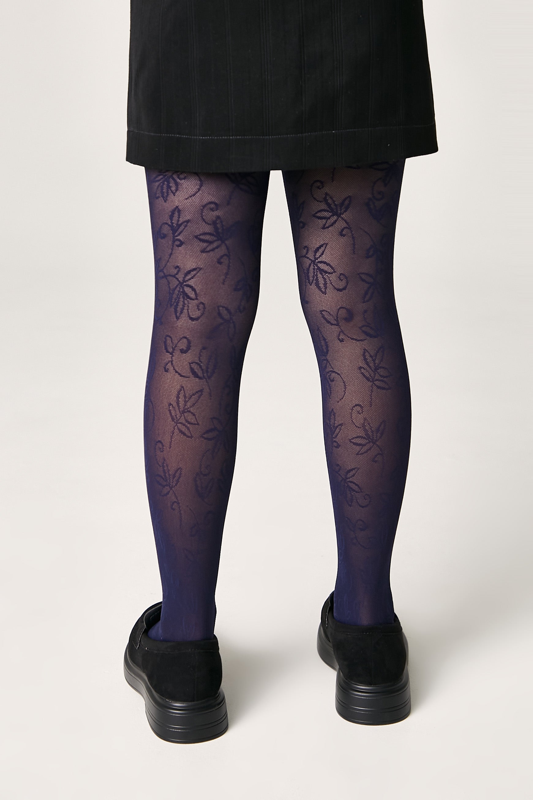 TheRanok.com Conte Tights for girls Ketty 40 Den - Floral Pattern — comparison shot