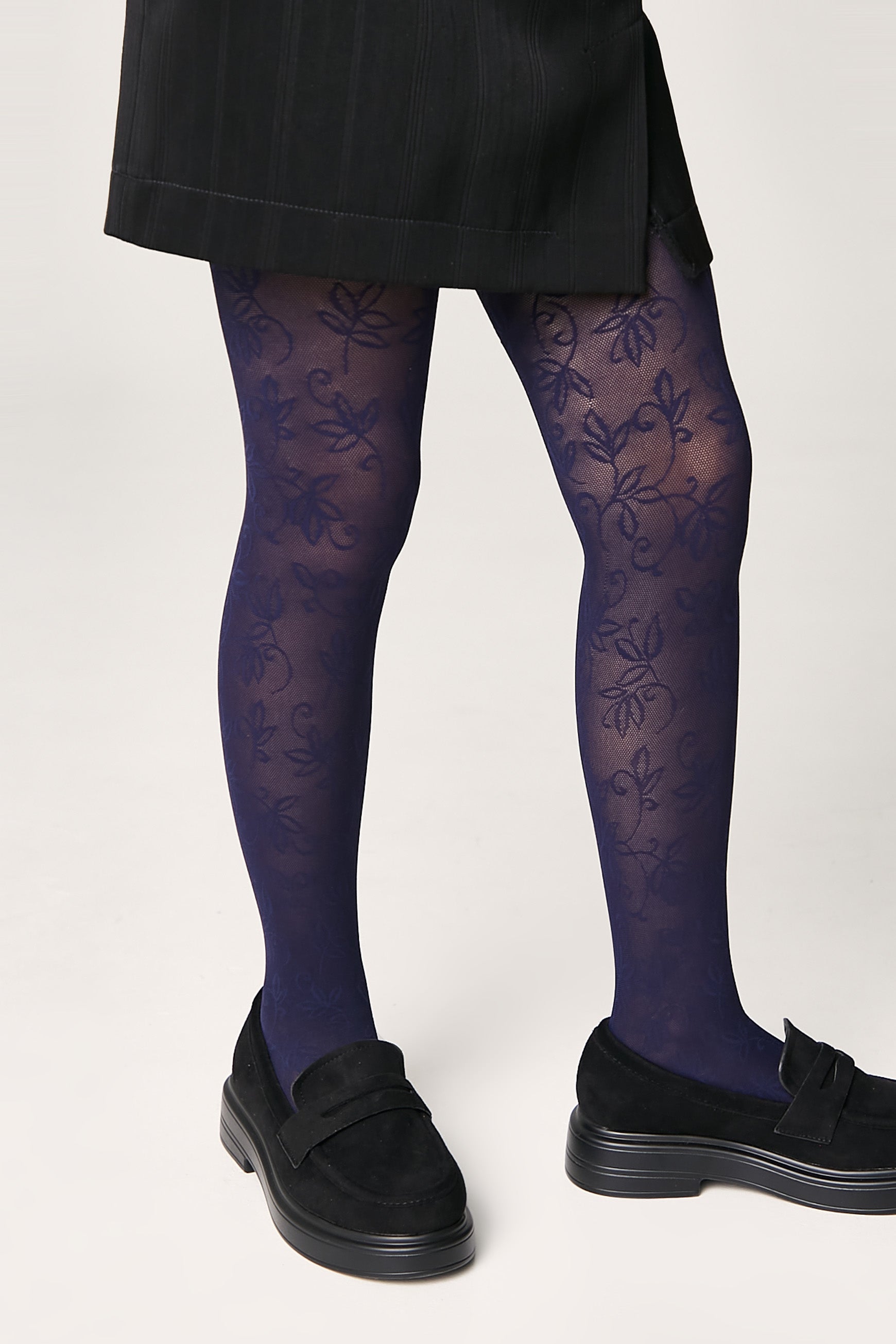 TheRanok.com Conte Tights for girls Ketty 40 Den - Floral Pattern — size reference