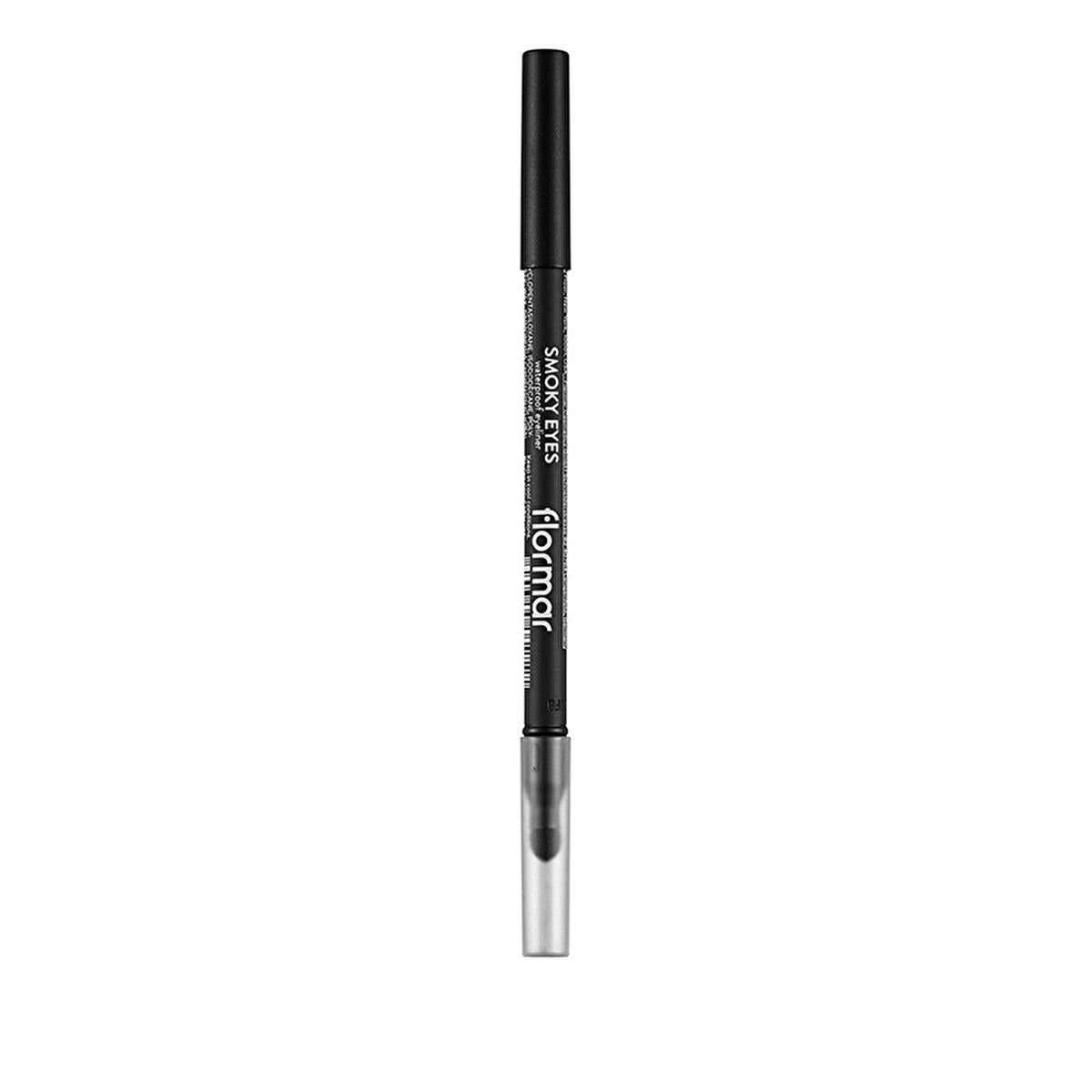 Flormar Smoky Eyes Carbon Black Waterproof Eyeliner - Rich Pigmentation for Stunning Eye Makeup | Ideal for Women and Teenagers