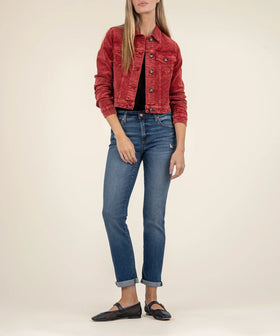 Julie Corduroy Crop Jacket