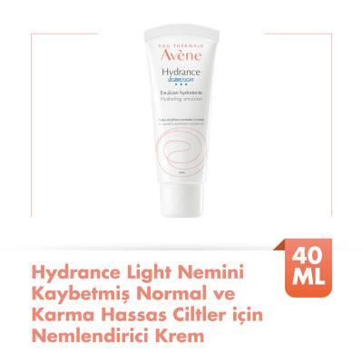 Avene Hydrance Light Emulsion 40ml - Lightweight Moisturizer for Combination Skin, Dermatologically Tested