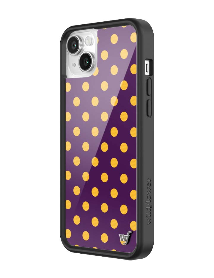 Polka Dot | Purple and Yellow iPhone Case