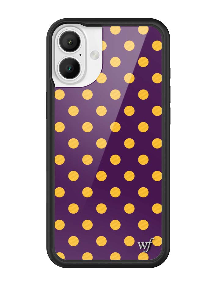 Polka Dot | Purple and Yellow iPhone Case