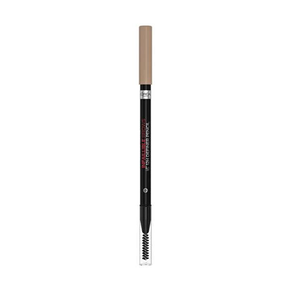 L'Oréal Paris Infaillible Eyebrow Pencil & Shaping Tool - Precise Blonde Eyebrow Color, Easy Grooming