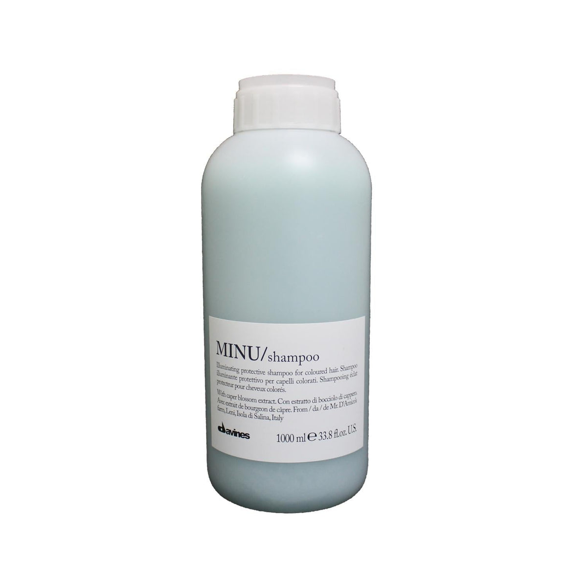 Davines Colored Hair Shampoo - Minu Nourishing Shampoo for Vibrant Color, 1000ml by Beauty Care Bag