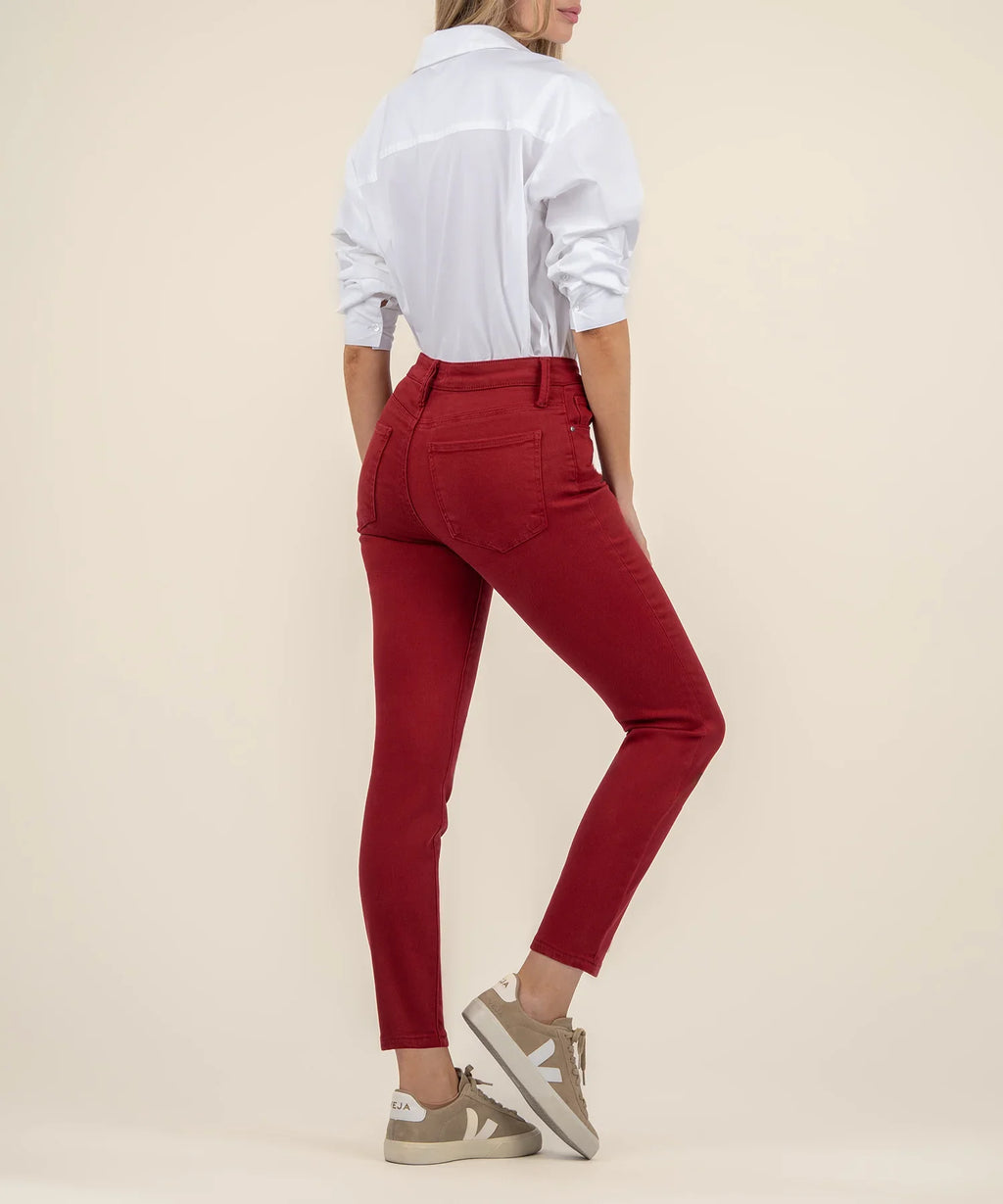 KADOU BOUTIQUE Charlize High Rise Cigarette Leg Pants — back view