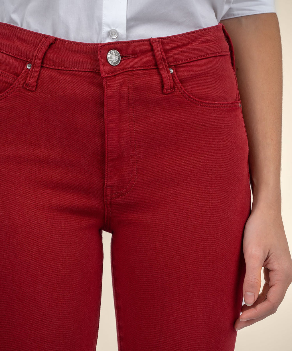 KADOU BOUTIQUE Charlize High Rise Cigarette Leg Pants — alternative angle