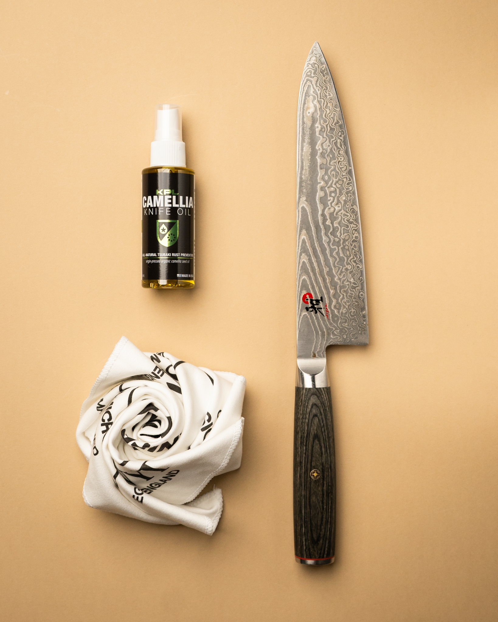 Organic Camellia Kitchen Knife Oil - Carbon Steel and Cast Iron – Knife Pivot Lube, view 3