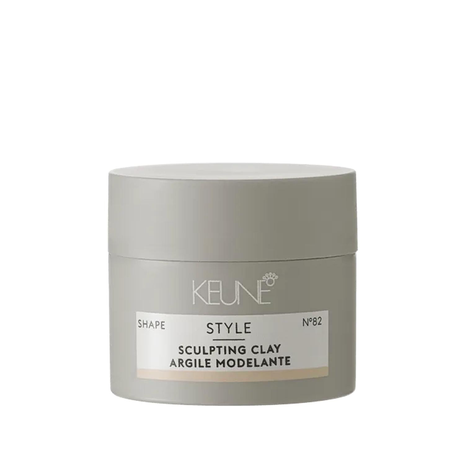 Keune Style: Sculpting Clay - Strong Hold, Matte Finish, Texturizing Hair Clay for Men - Travel Size