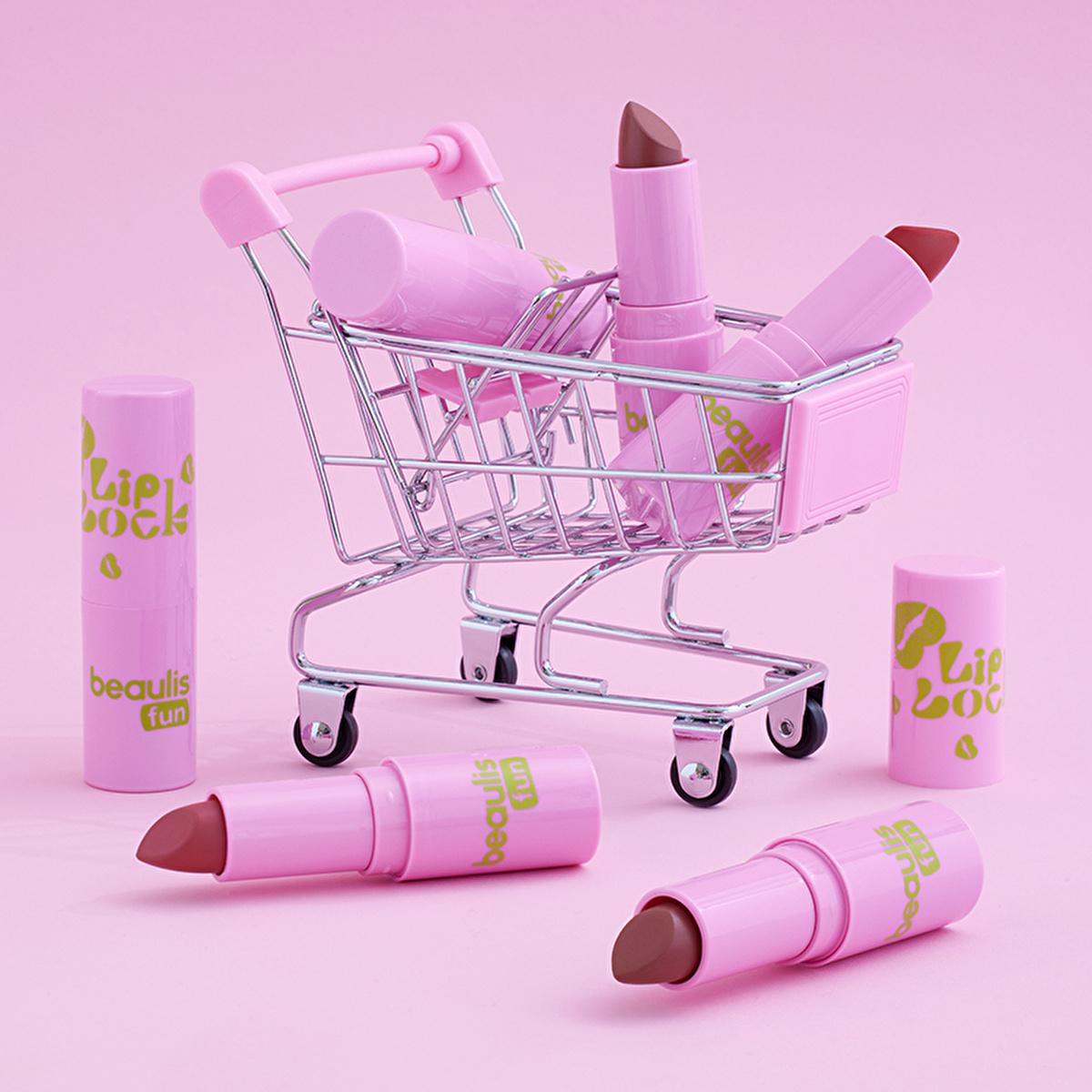 Beaulis Matte Lipstick - Long Lasting Red Punch Lip Color for Bold Lips