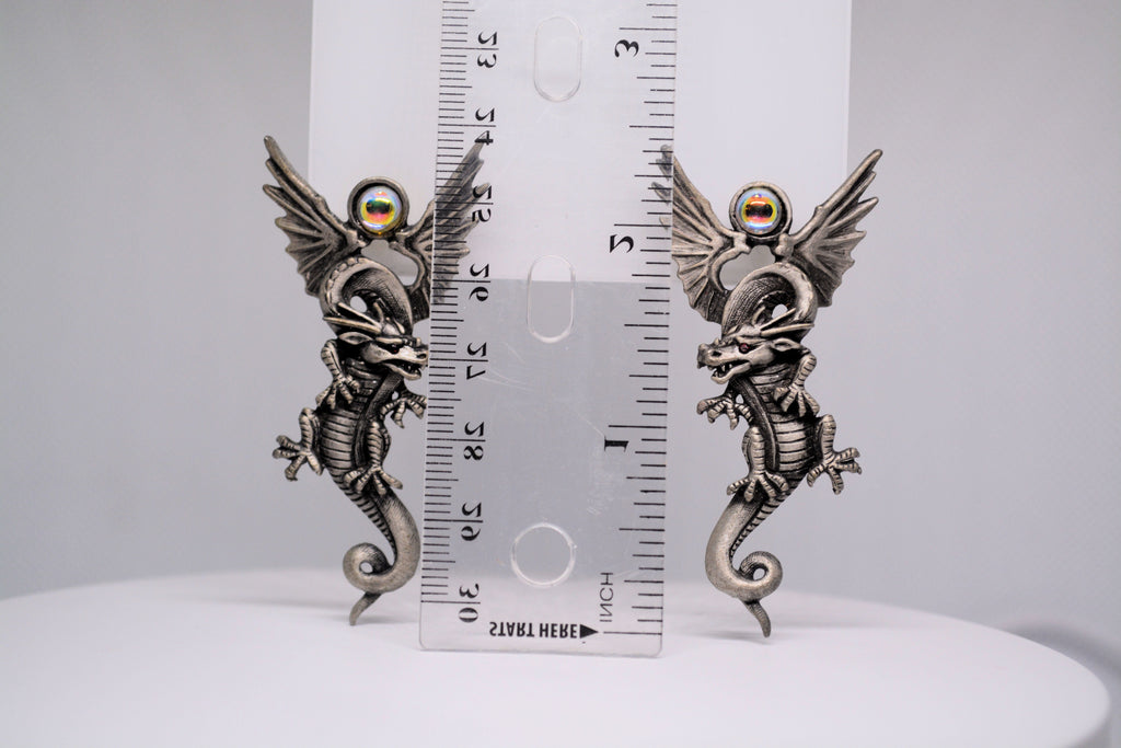 Just Neat Stuff Dragon Earrings — main product shot