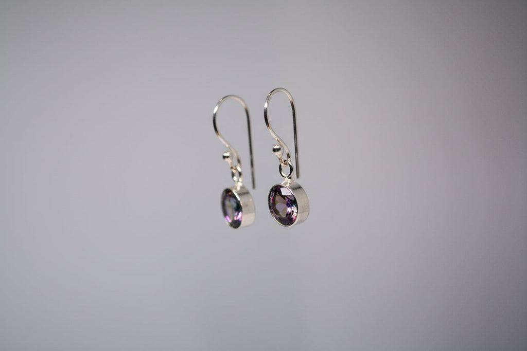 Just Neat Stuff Mystic Topaz earrings — lifestyle context