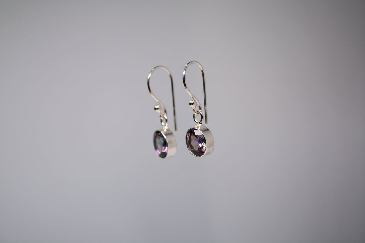 Just Neat Stuff Mystic Topaz earrings — lifestyle context