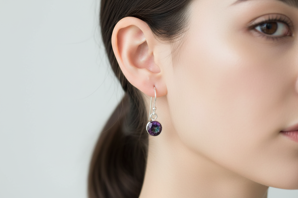 Just Neat Stuff Mystic Topaz earrings — main product shot