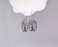 Just Neat Stuff Filigree Tree of Life Drop Dangle Earrings — main product shot