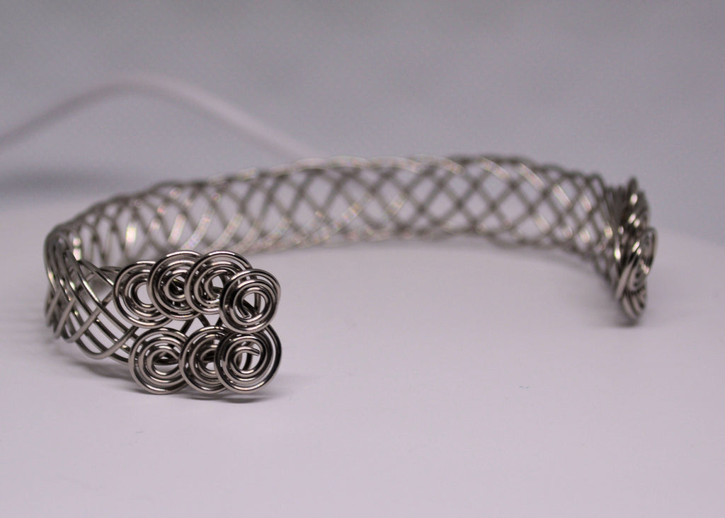 Just Neat Stuff Braided Silver Bracelet — main product shot