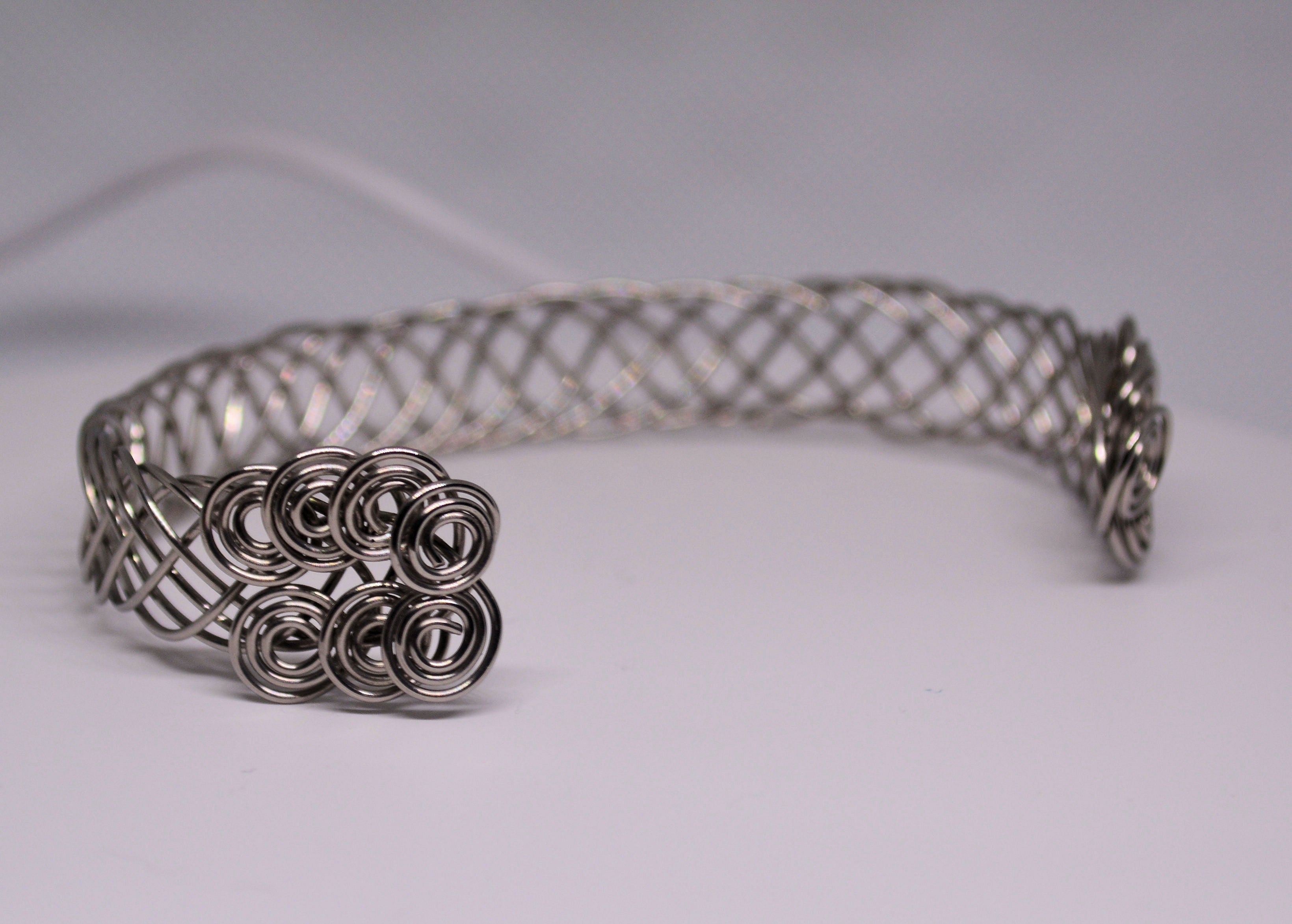 Just Neat Stuff Braided Silver Bracelet — main product shot