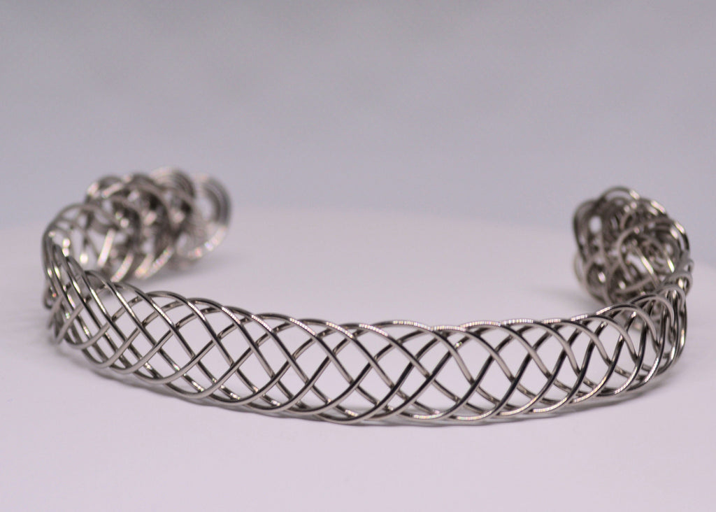 Just Neat Stuff Braided Silver Bracelet — lifestyle context