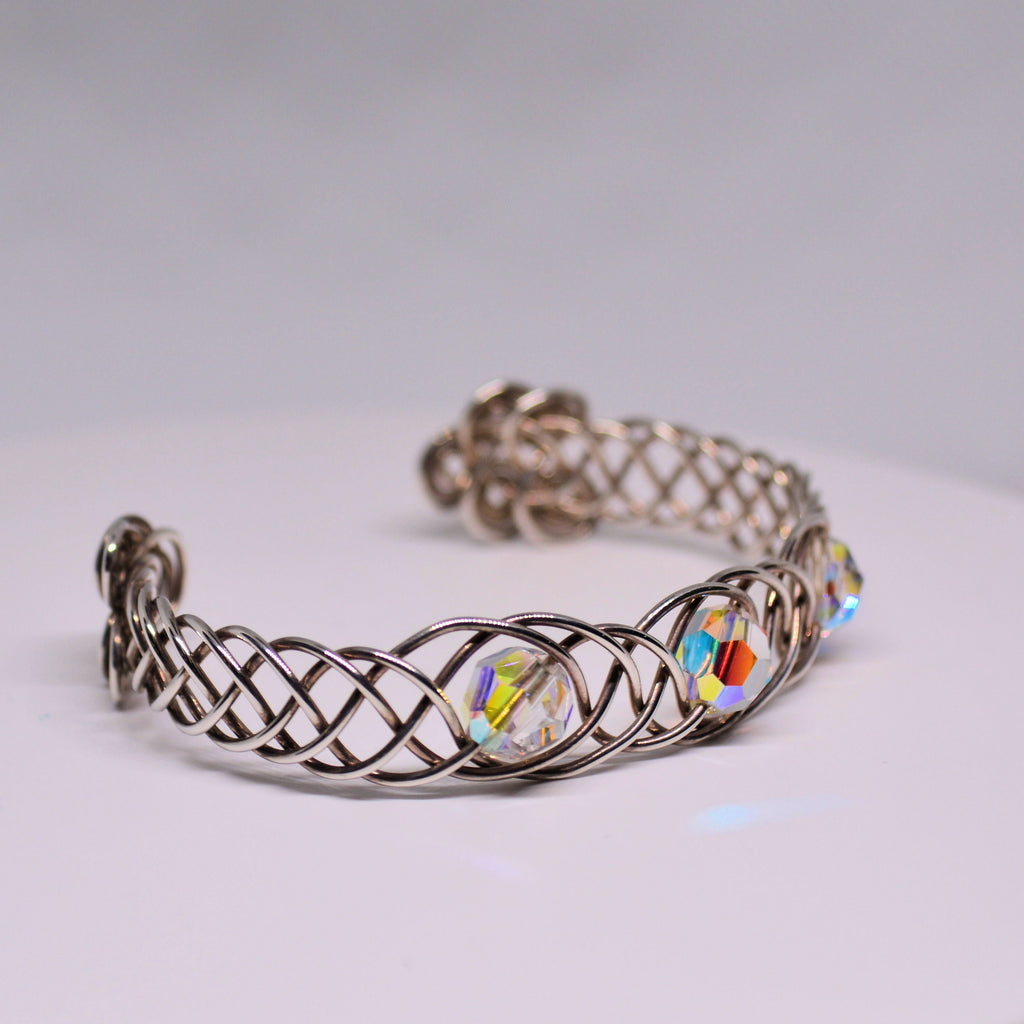 Just Neat Stuff Braided Silver Bracelet — color detail