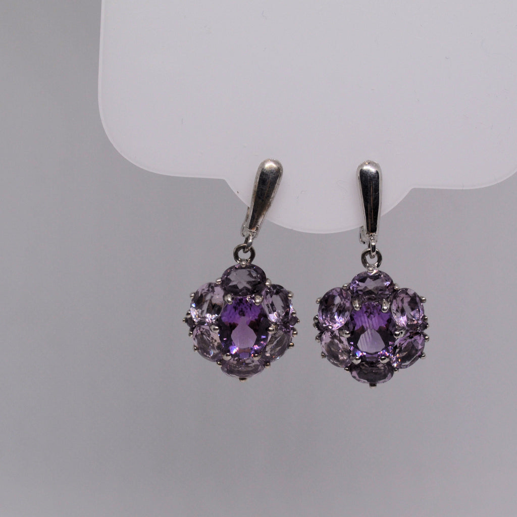 Just Neat Stuff Dazzling Amethyst Earrings — lifestyle context