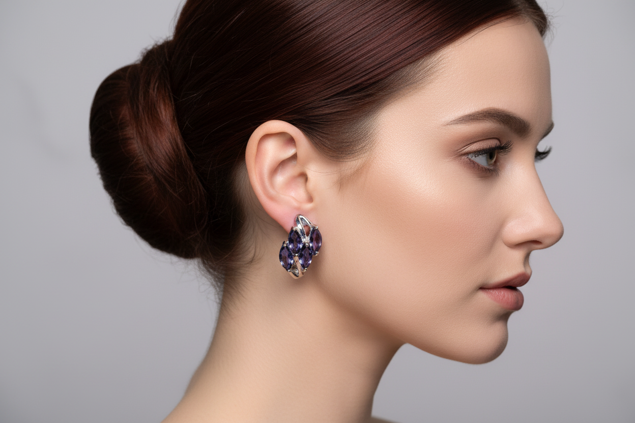 Just Neat Stuff Iolite Earrings