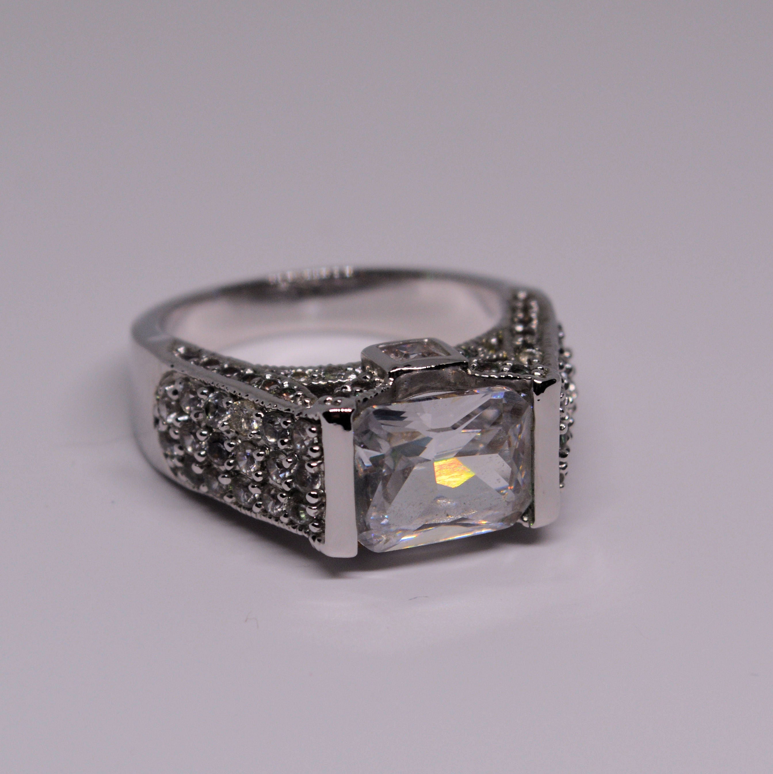 Just Neat Stuff Posh Vintage CZ Ring — lifestyle context
