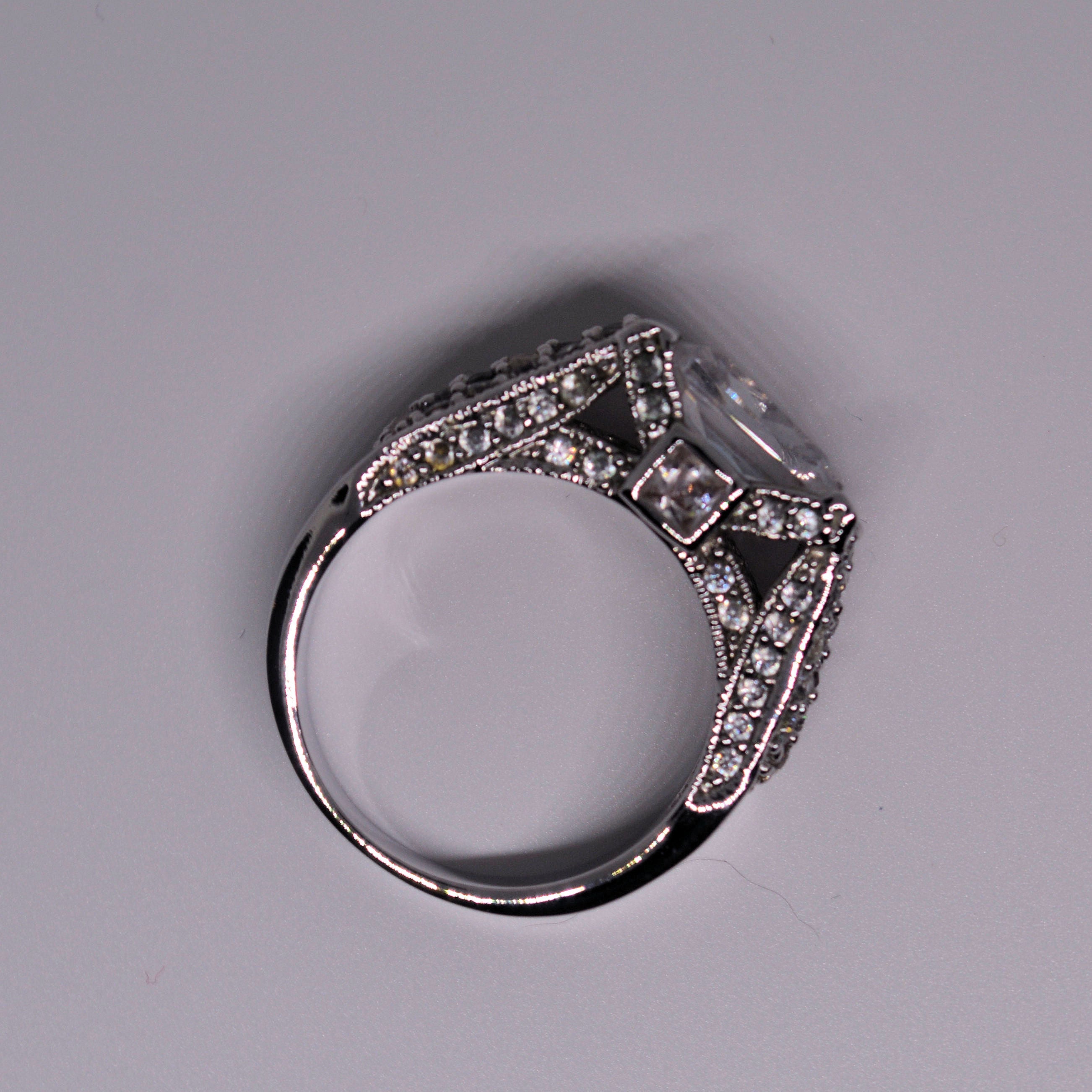 Just Neat Stuff Posh Vintage CZ Ring — alternative angle