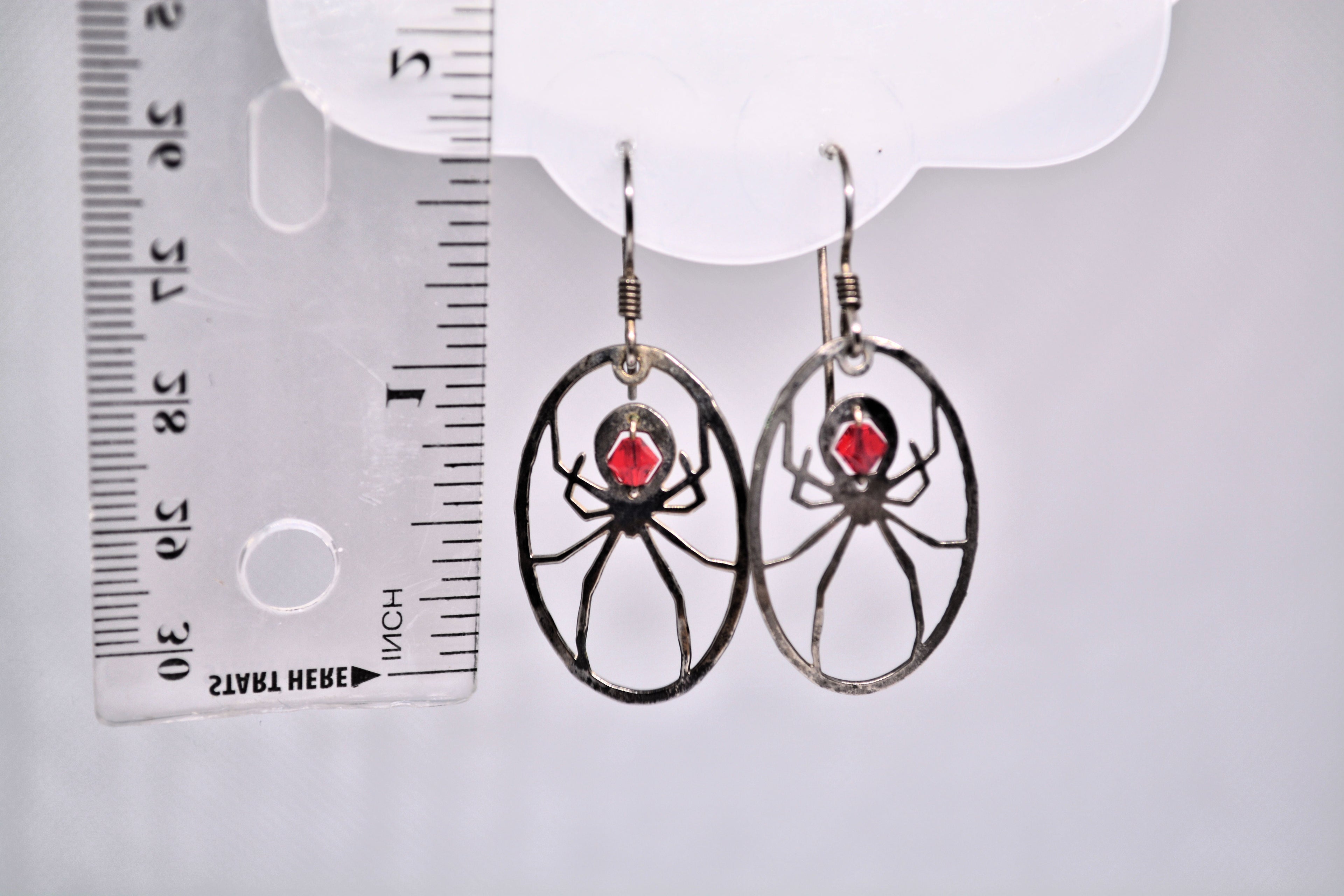 Just Neat Stuff Spider Earrings — side view