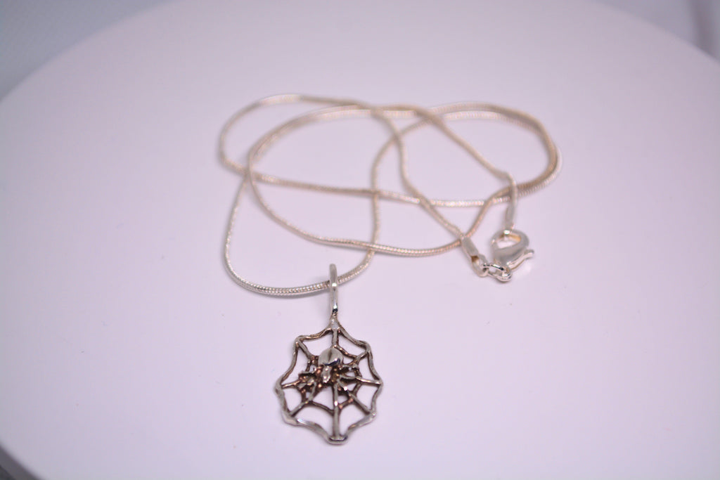 Just Neat Stuff Just Neat Stuff Sterling Silver Spider — side view